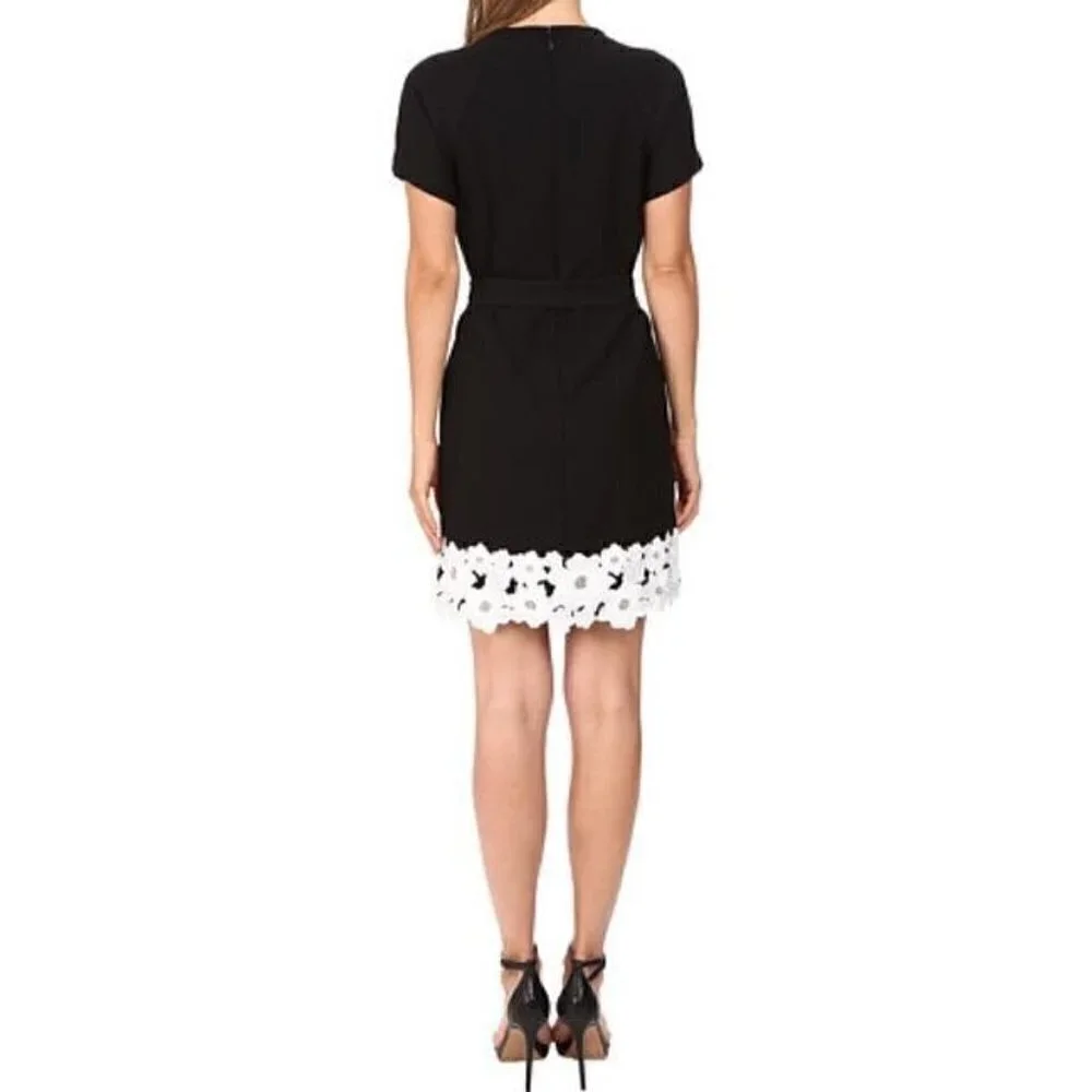 Kate Spade crepe flora lace trin dress